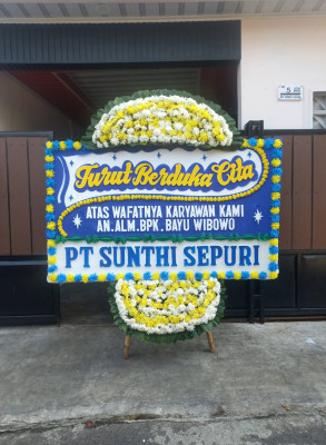 Papan Bunga Duka di Bulotadaa Barat